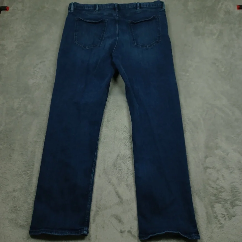Banana Republic‎ Jeans Men 38x32 Blue Denim Slim Fit Straight Pockets Casual